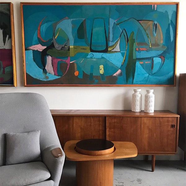 teak, credenza, midcentury, mid century, walnut, huber, kai christiansen, retro, vintage, west german, mid century,