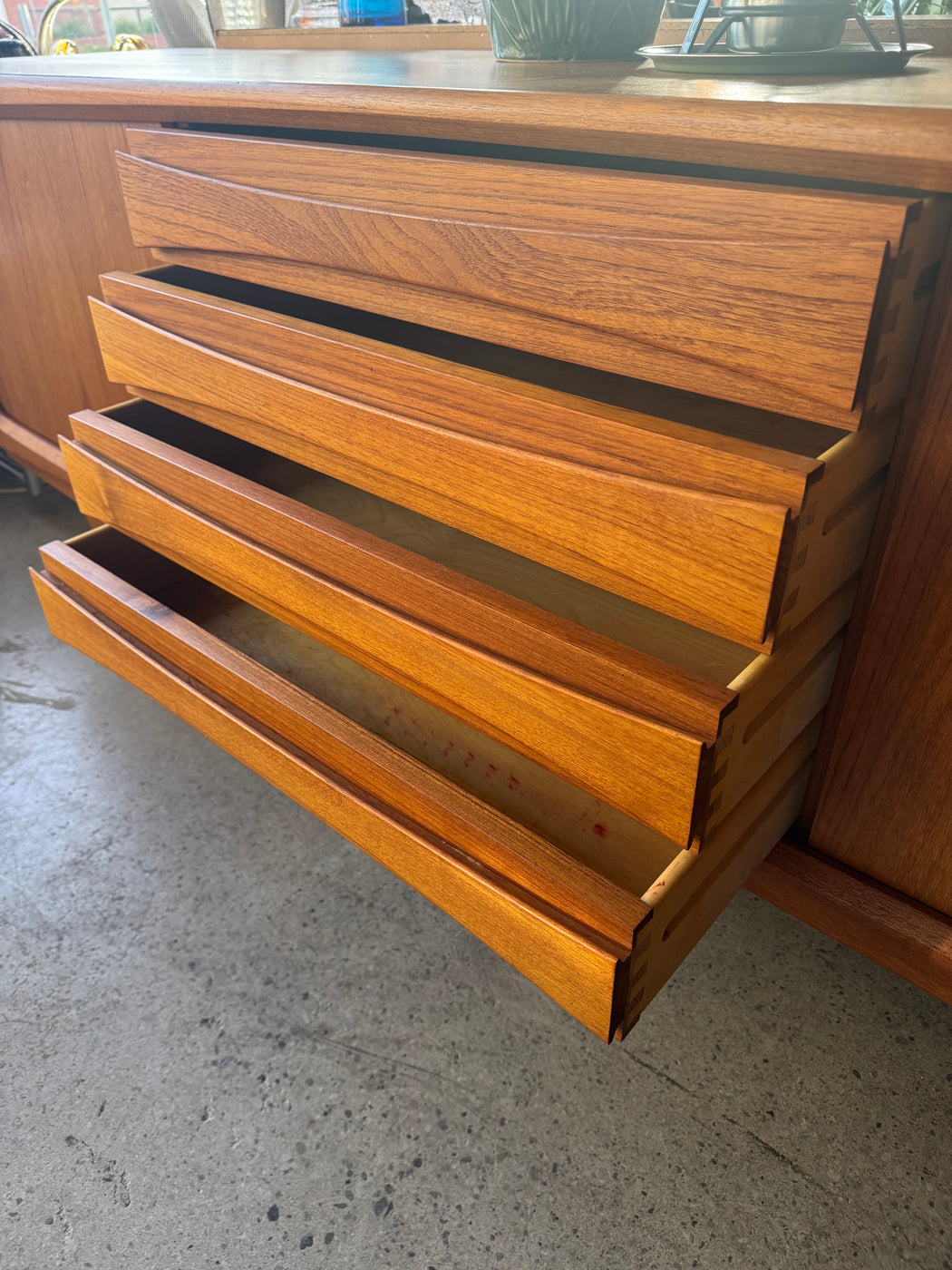 Atomic Teak Credenza