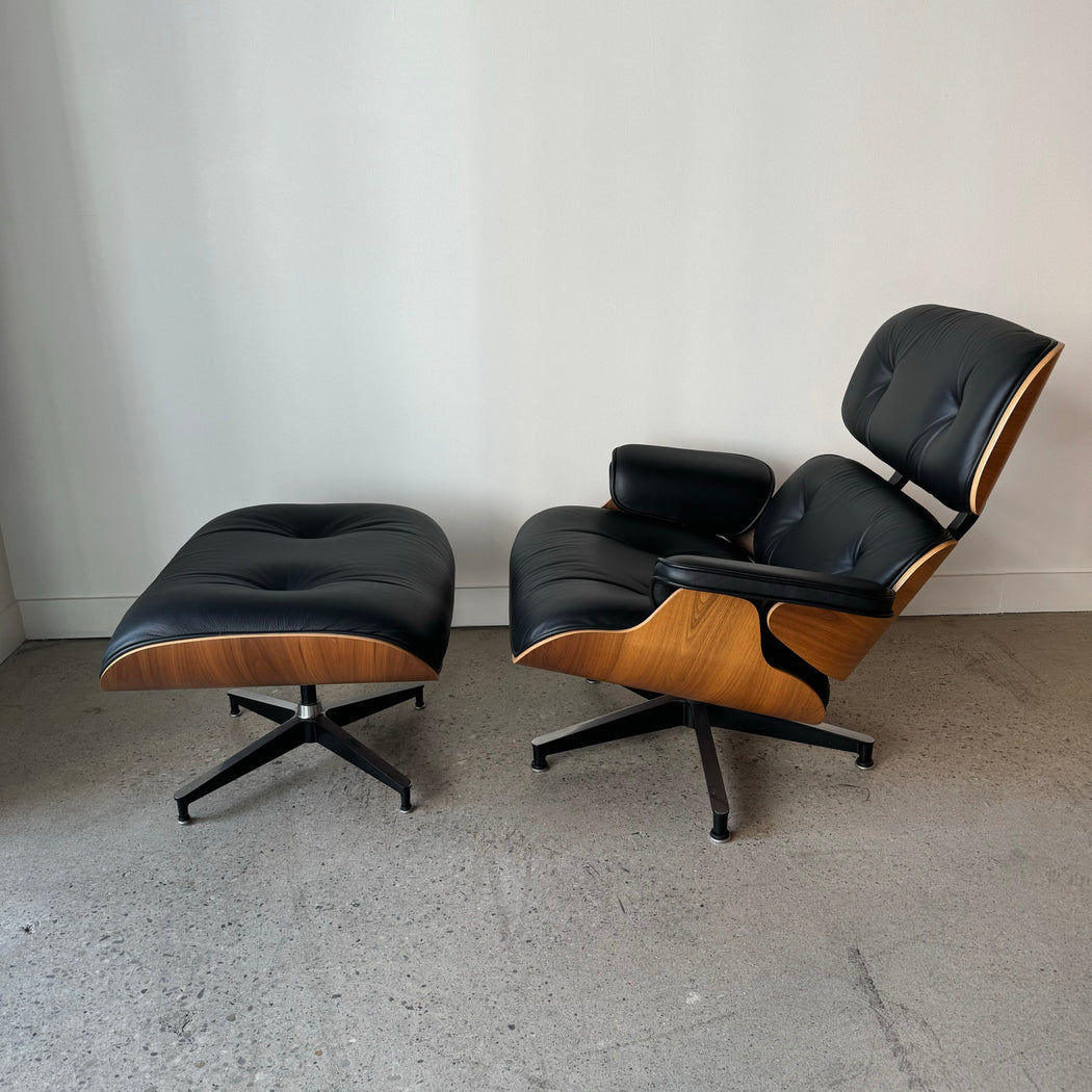 Authentic Eames Chair + Ottoman