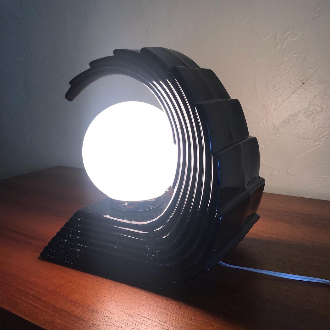 80s Deco Wave Lamp