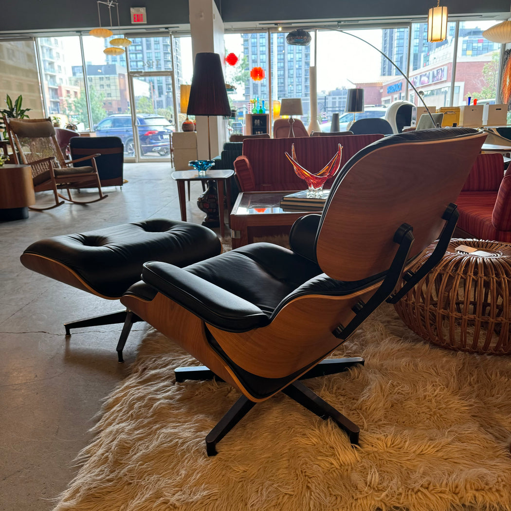 Authentic Eames Chair + Ottoman