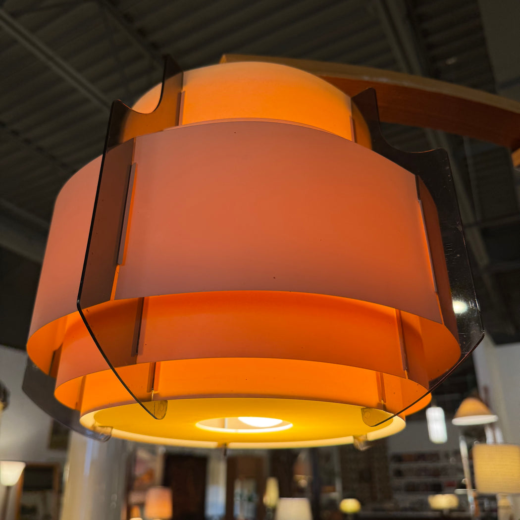 70s Bentwood Arc Lamp