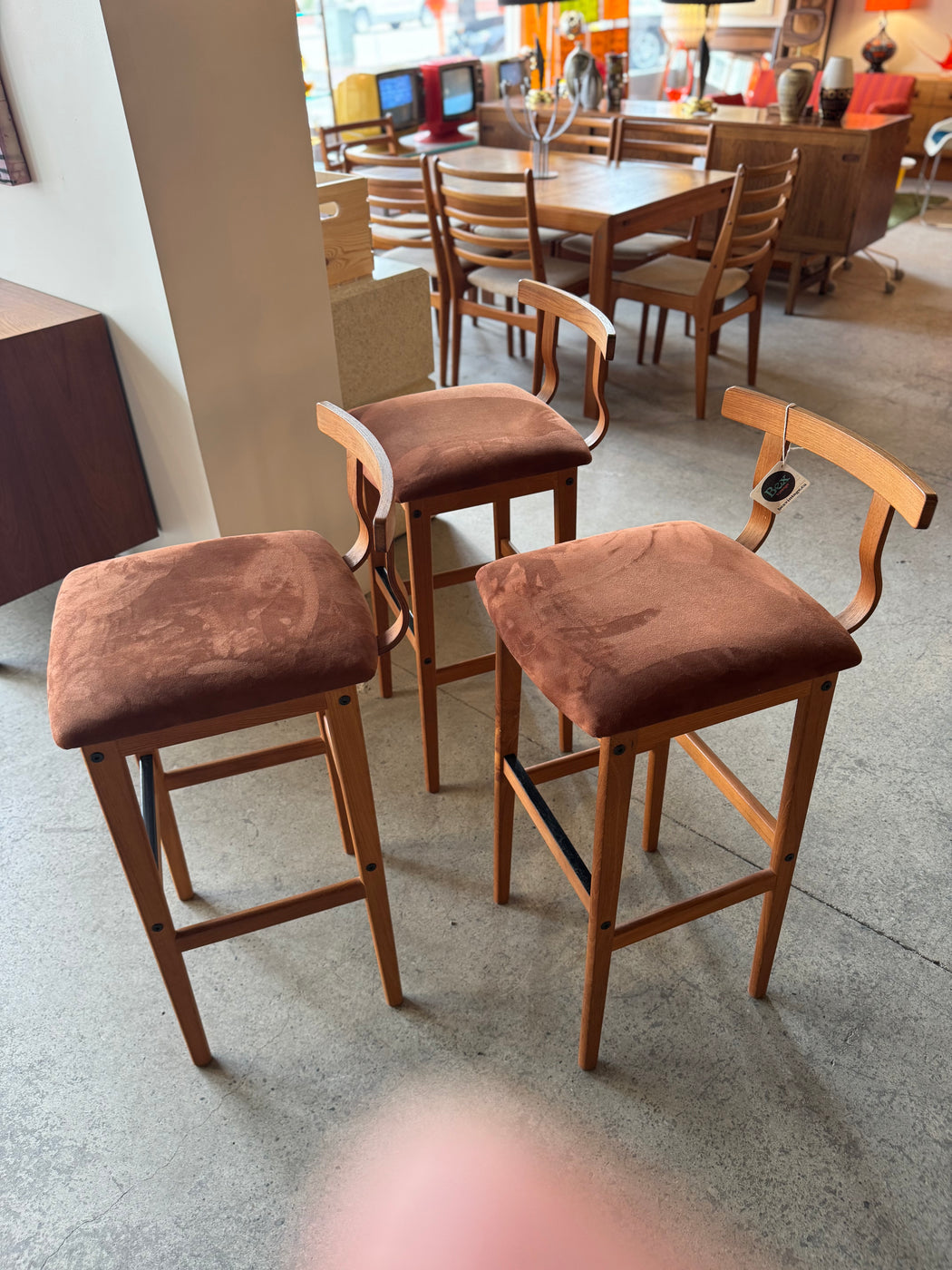 Danish Teak Bar Stools