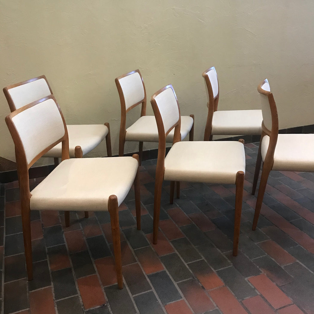 Set of Six Moller Chairs