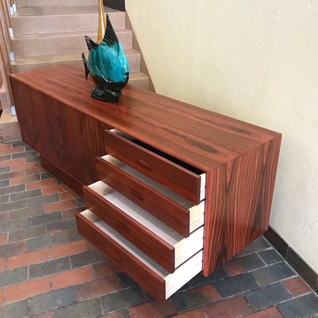 Vintage Rosewood Credenza