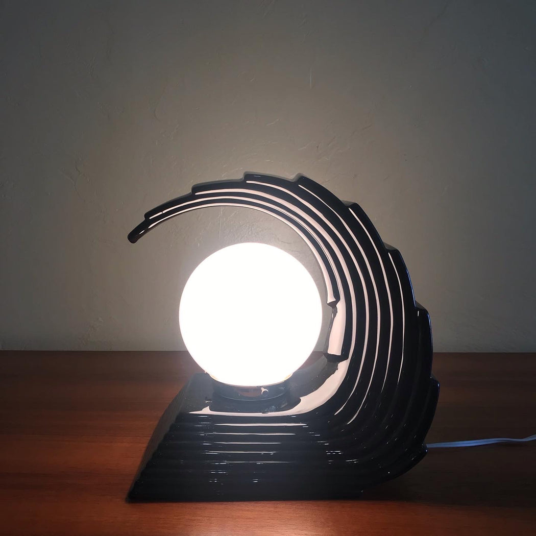 80s Deco Wave Lamp
