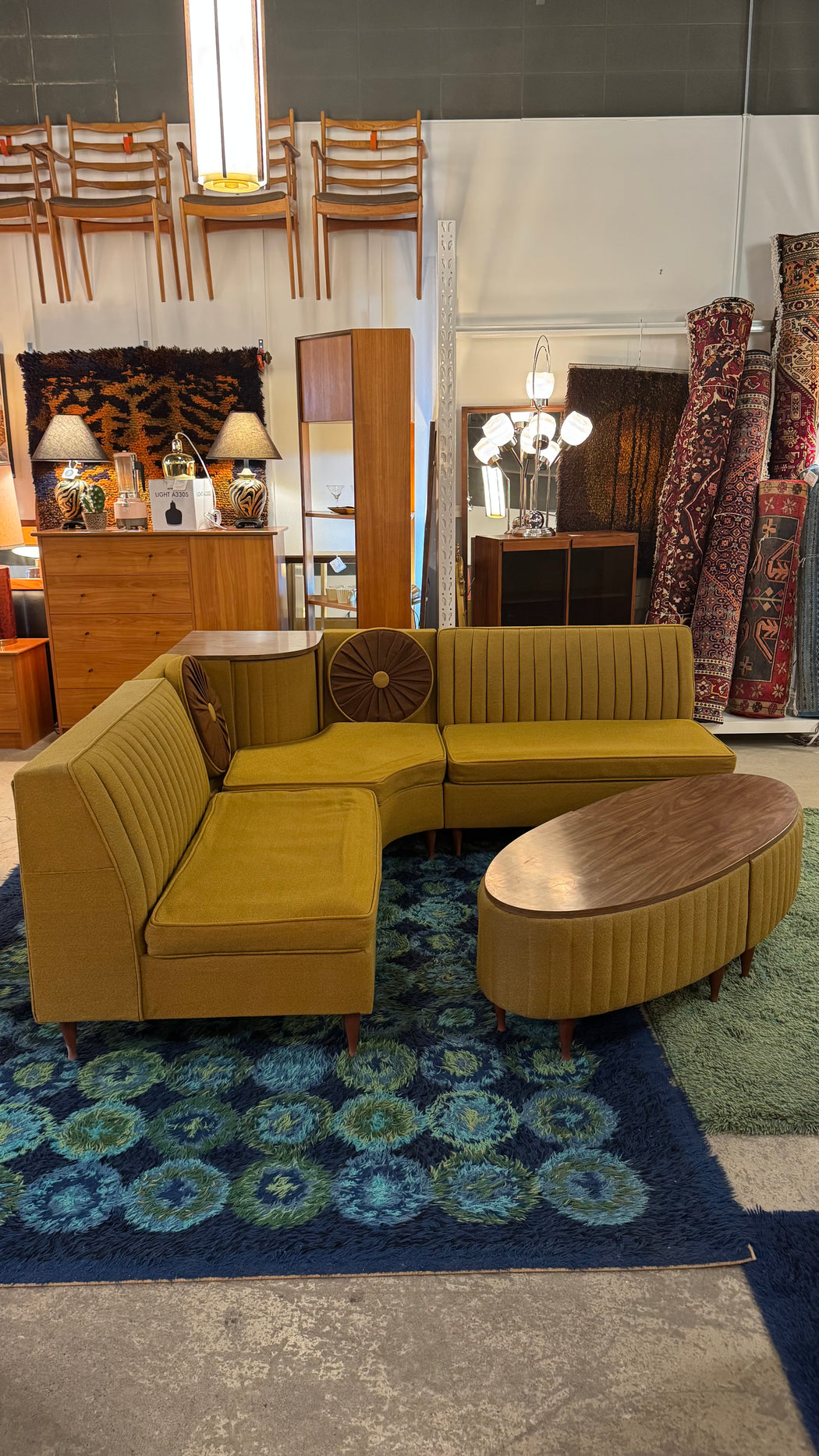 Groovy 1960s Sectional Sofa