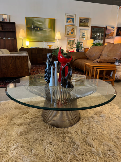 Warren Platner Nickel Coffee Table