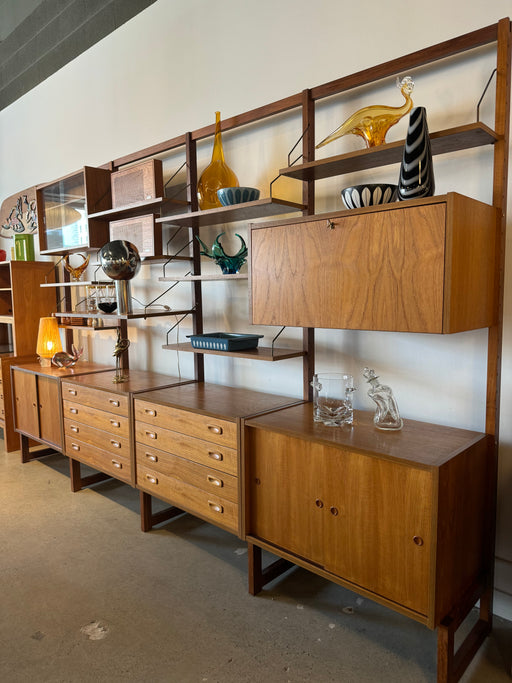 SOLD • PS Systems Teak Wall Unit