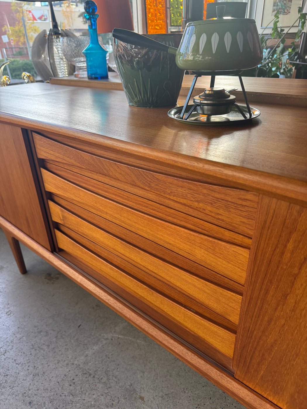 Atomic Teak Credenza