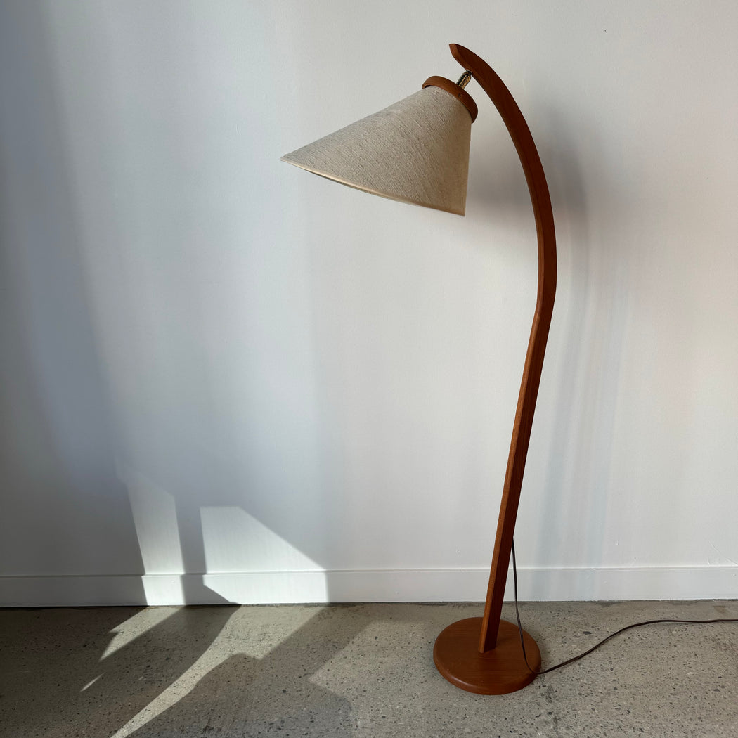 Teak Arch Floor Lamp