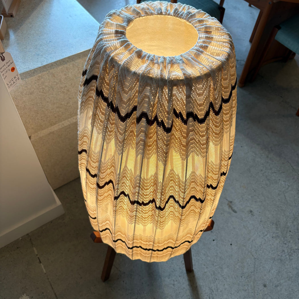 Teak Pod Floor Lamp