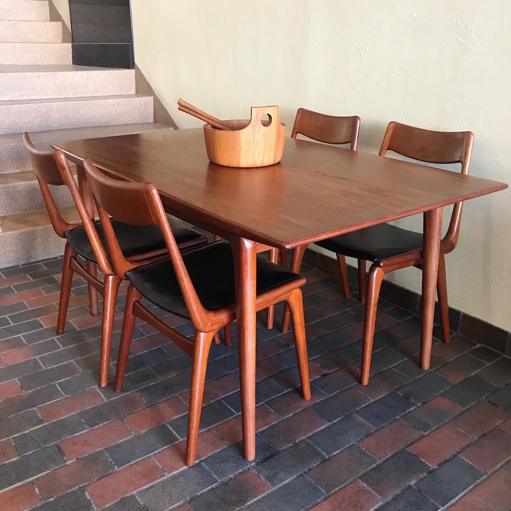 Alfred Christensen Teak Surfboard Dining Table