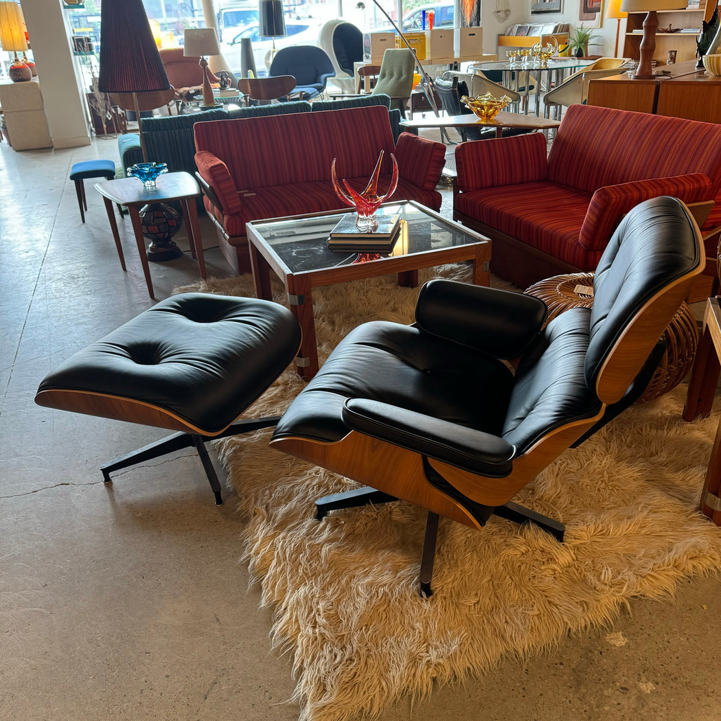 Authentic Eames Chair + Ottoman