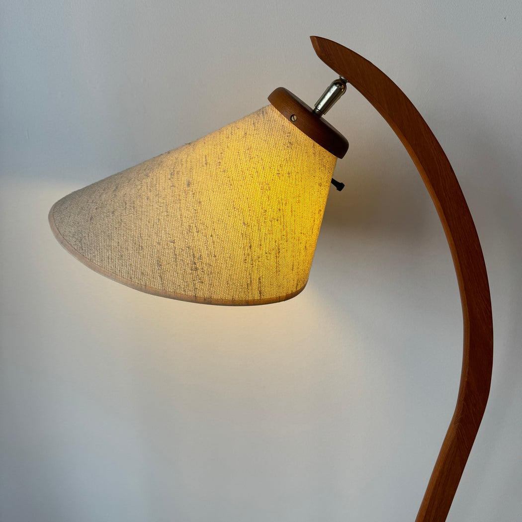 Teak Arch Floor Lamp