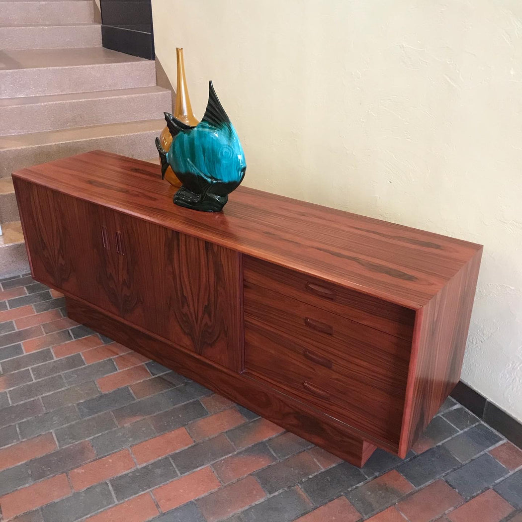 Vintage Rosewood Credenza