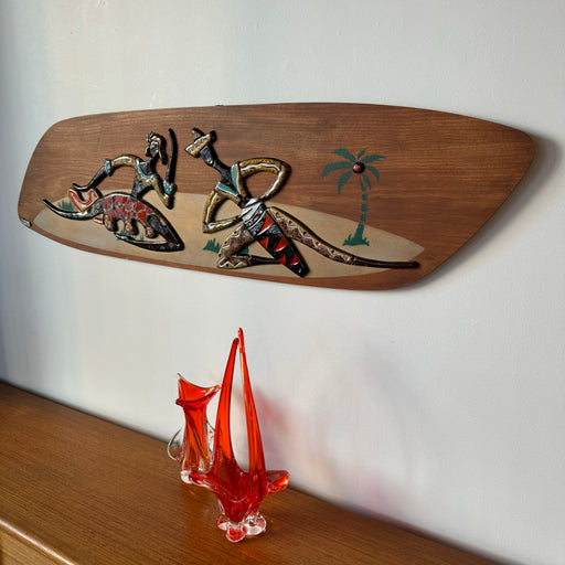 Maurice Chalvignac Ceramic + Wood Art