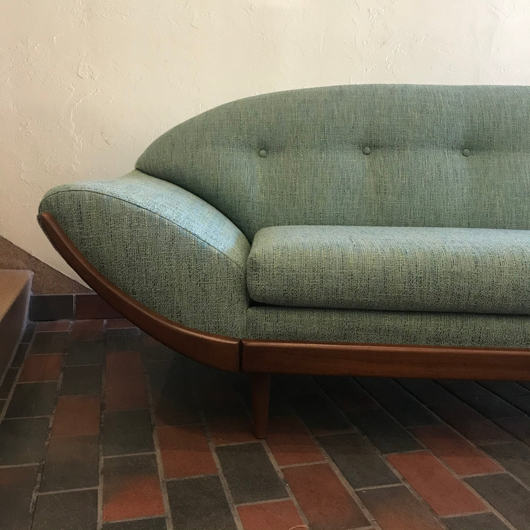 SOLD • Atomic Teal Sofa