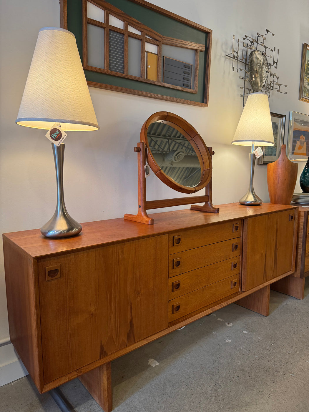 Vintage Teak Sideboard