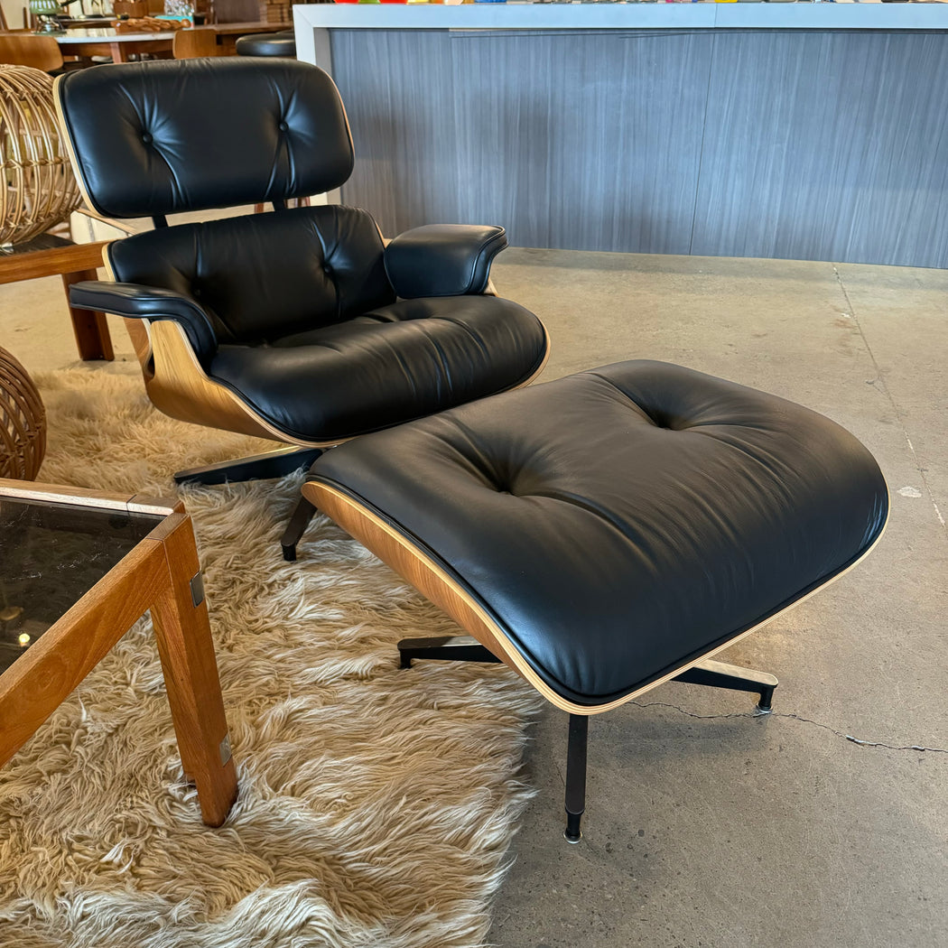 Authentic Eames Chair + Ottoman