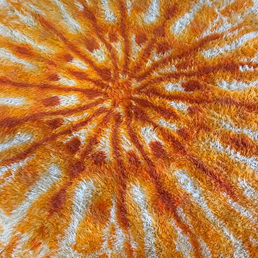 ON HOLD * Sunburst Rya Rug