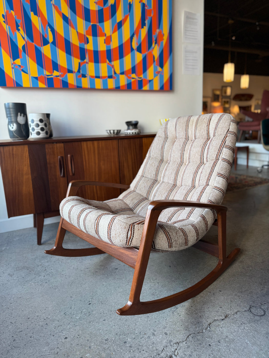 *HOLD* R. Huber Scoop Rocking Chair