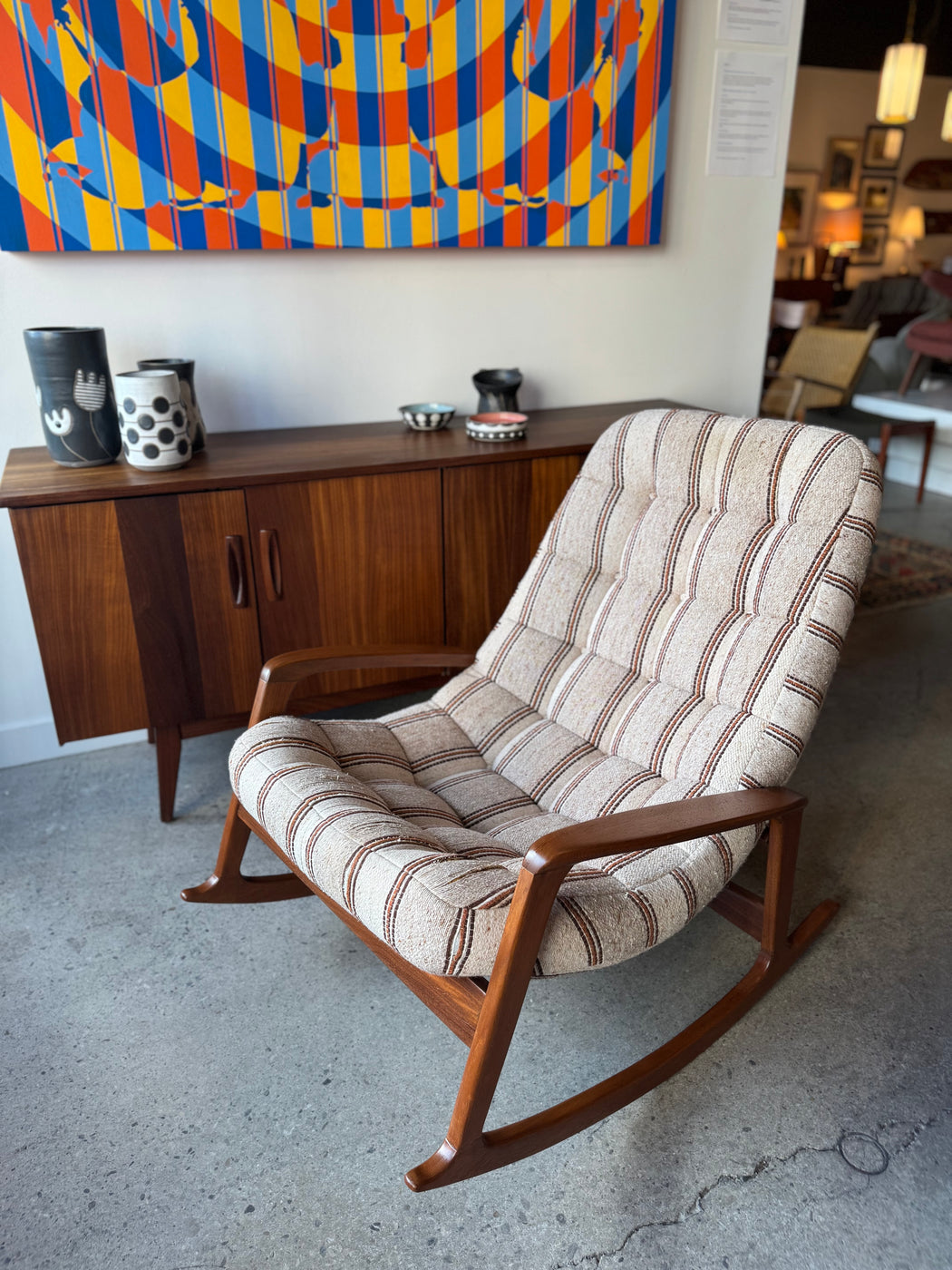 *HOLD* R. Huber Scoop Rocking Chair