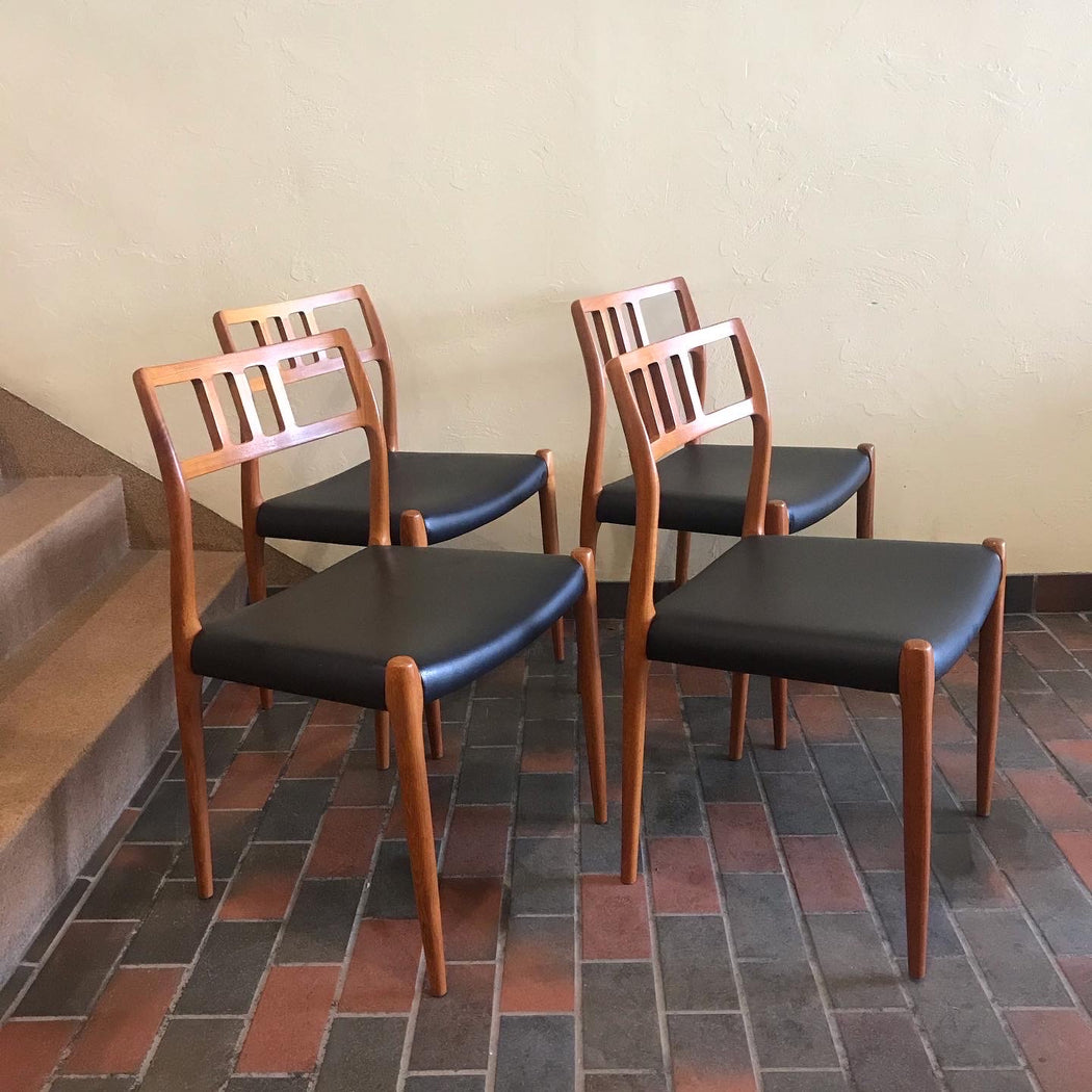 Set of Four Moller Chairs