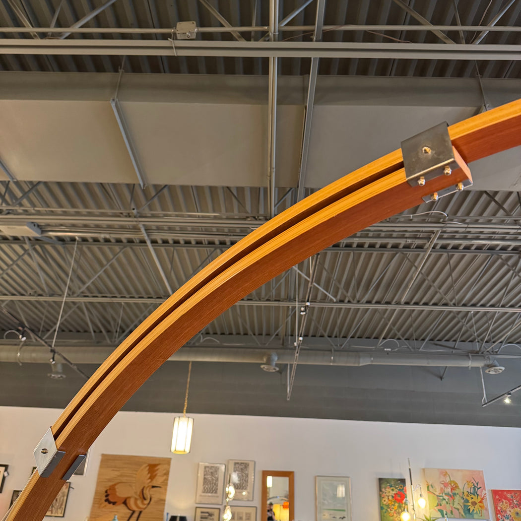 70s Bentwood Arc Lamp