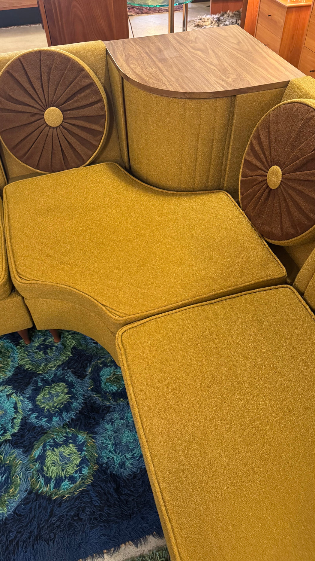 Groovy 1960s Sectional Sofa