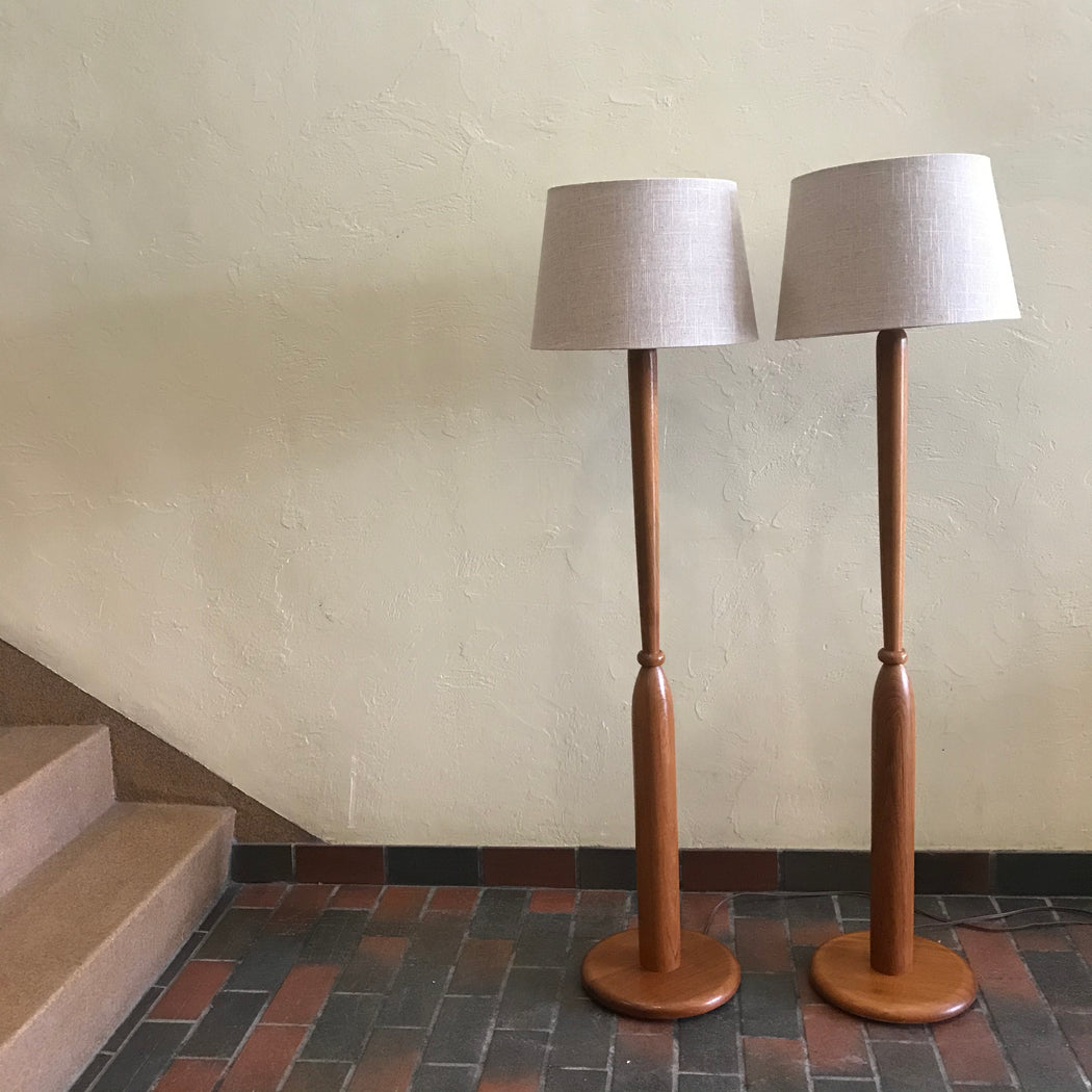 Teak Floor Lamp