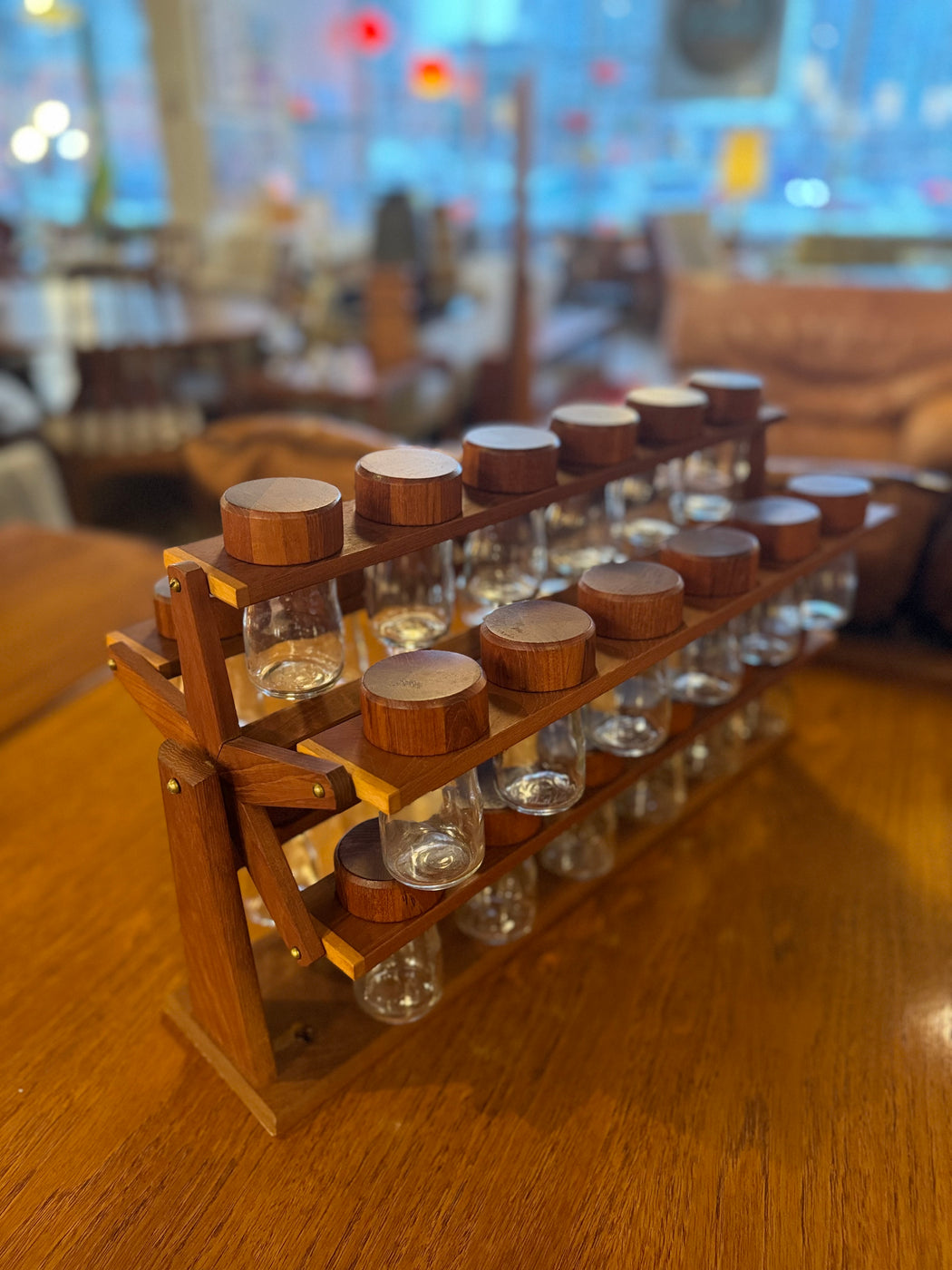 SOLD • Digsmed 30 Jar Spice Rack