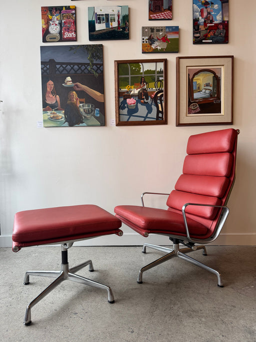 Eames Soft Pad Chair + Ottoman