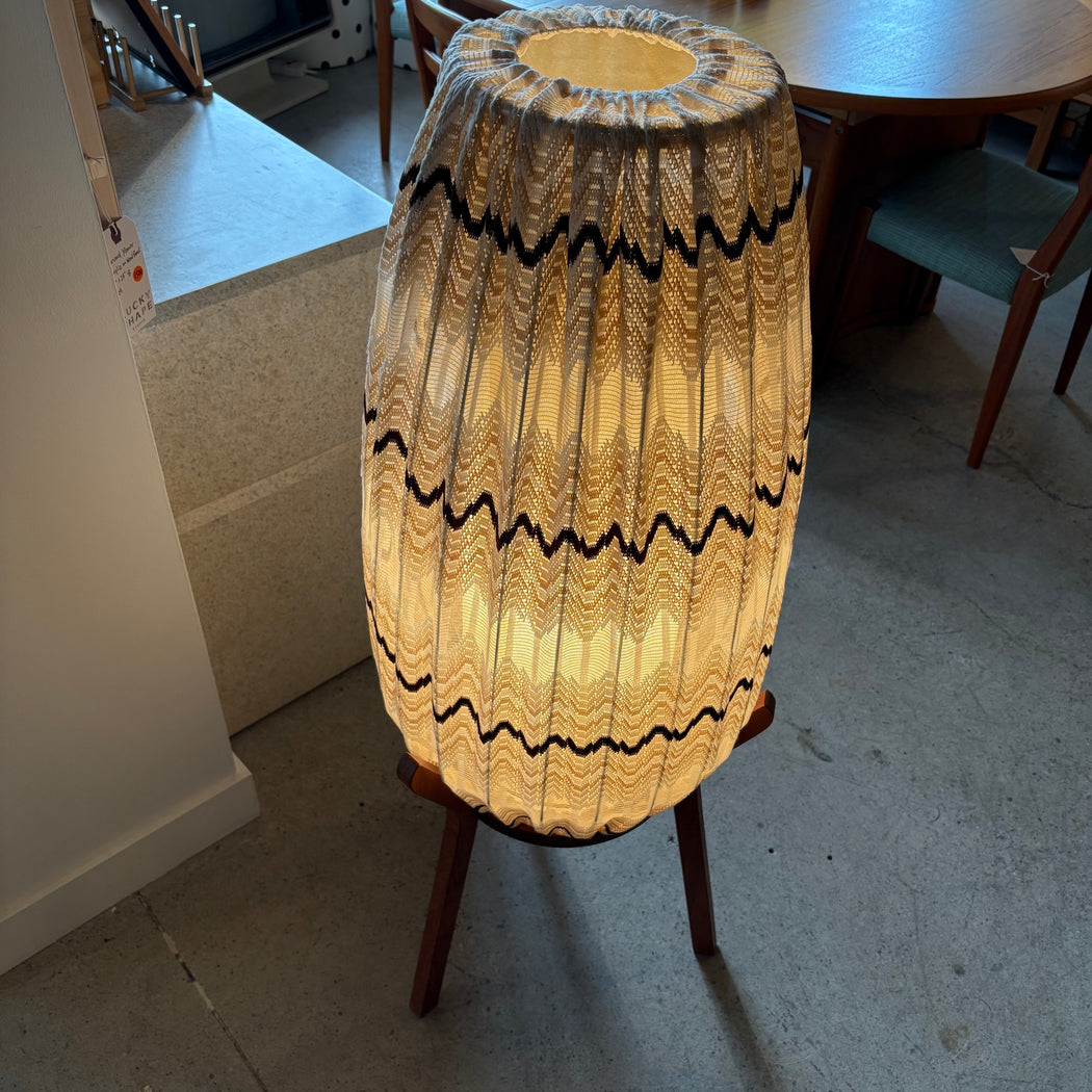 Teak Pod Floor Lamp