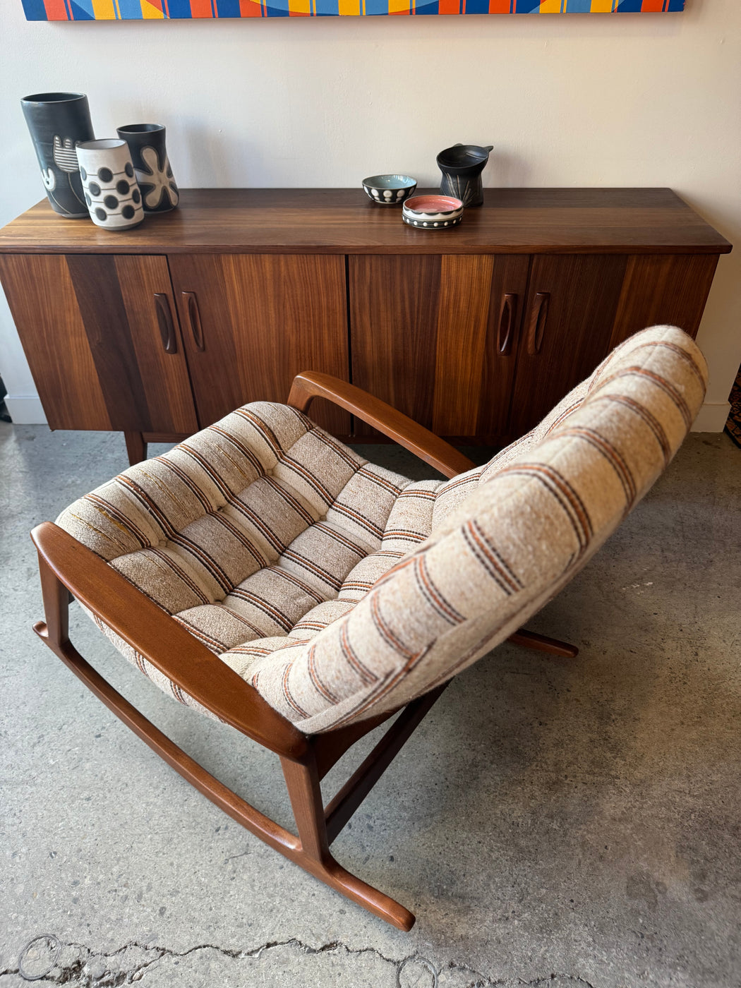 *HOLD* R. Huber Scoop Rocking Chair