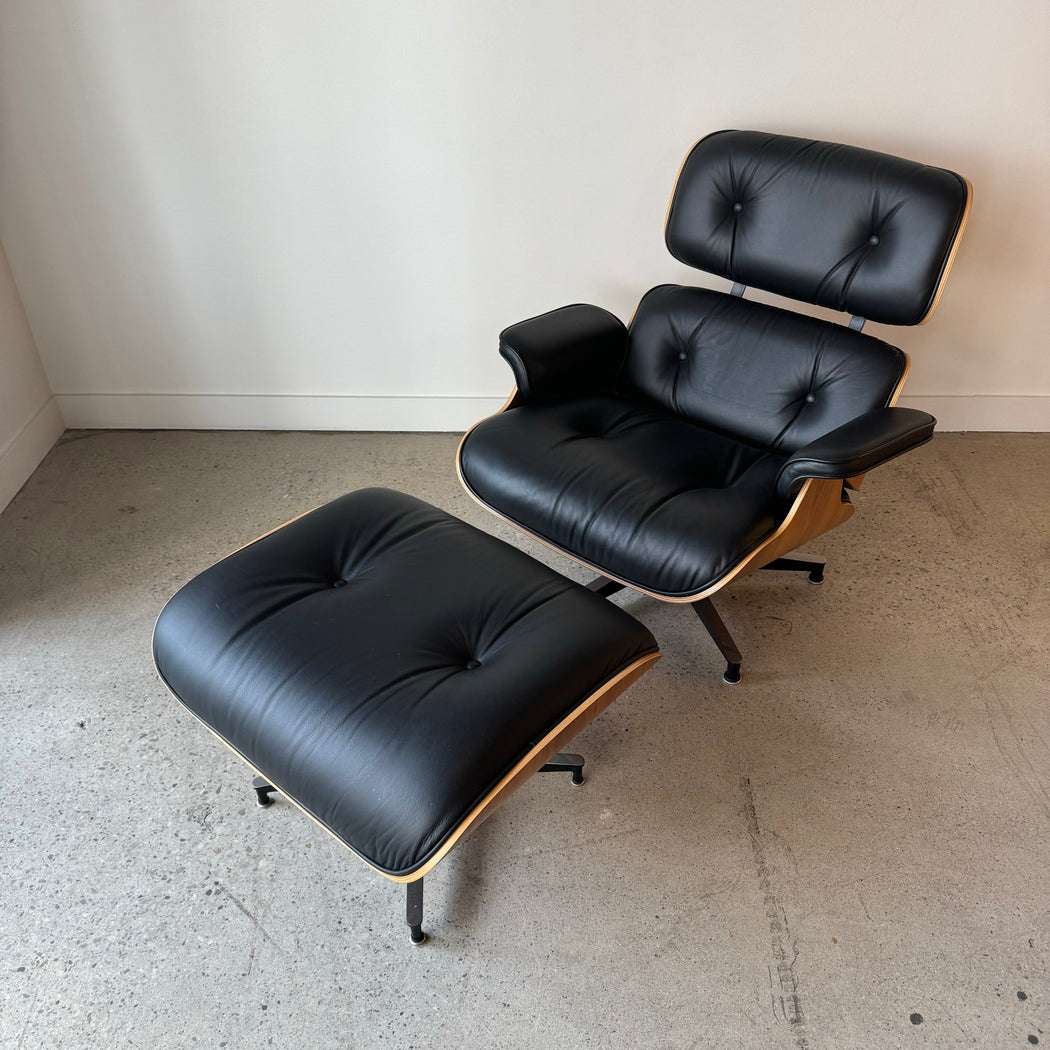 Authentic Eames Chair + Ottoman