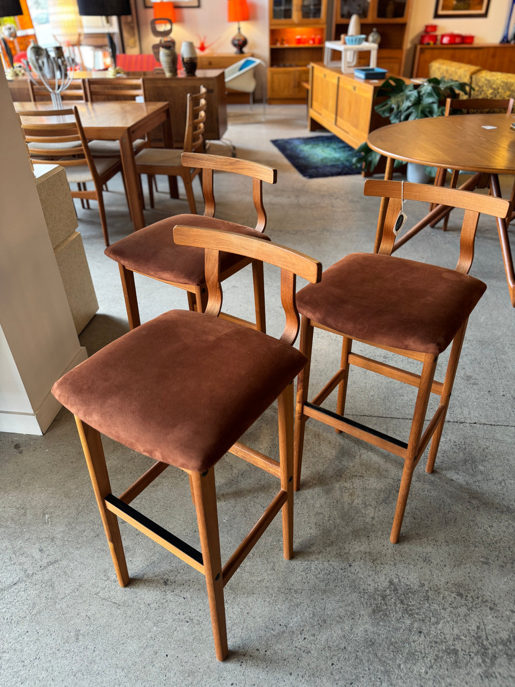 Danish Teak Bar Stools