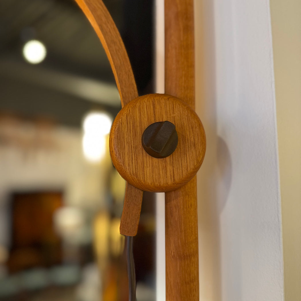 SALE • Vintage Teak Wall Lamp