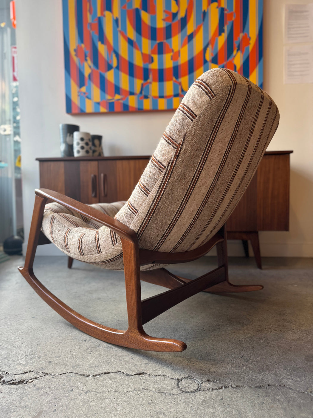 *HOLD* R. Huber Scoop Rocking Chair