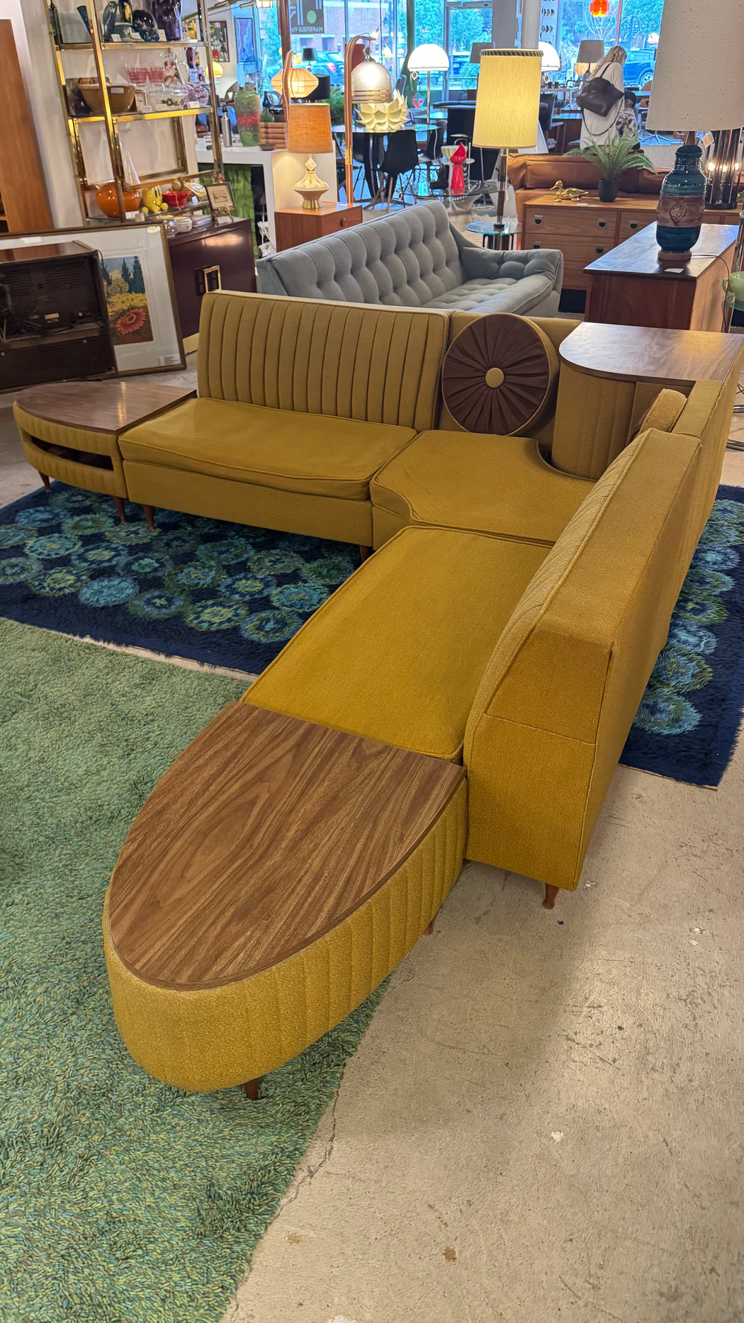 Groovy 1960s Sectional Sofa