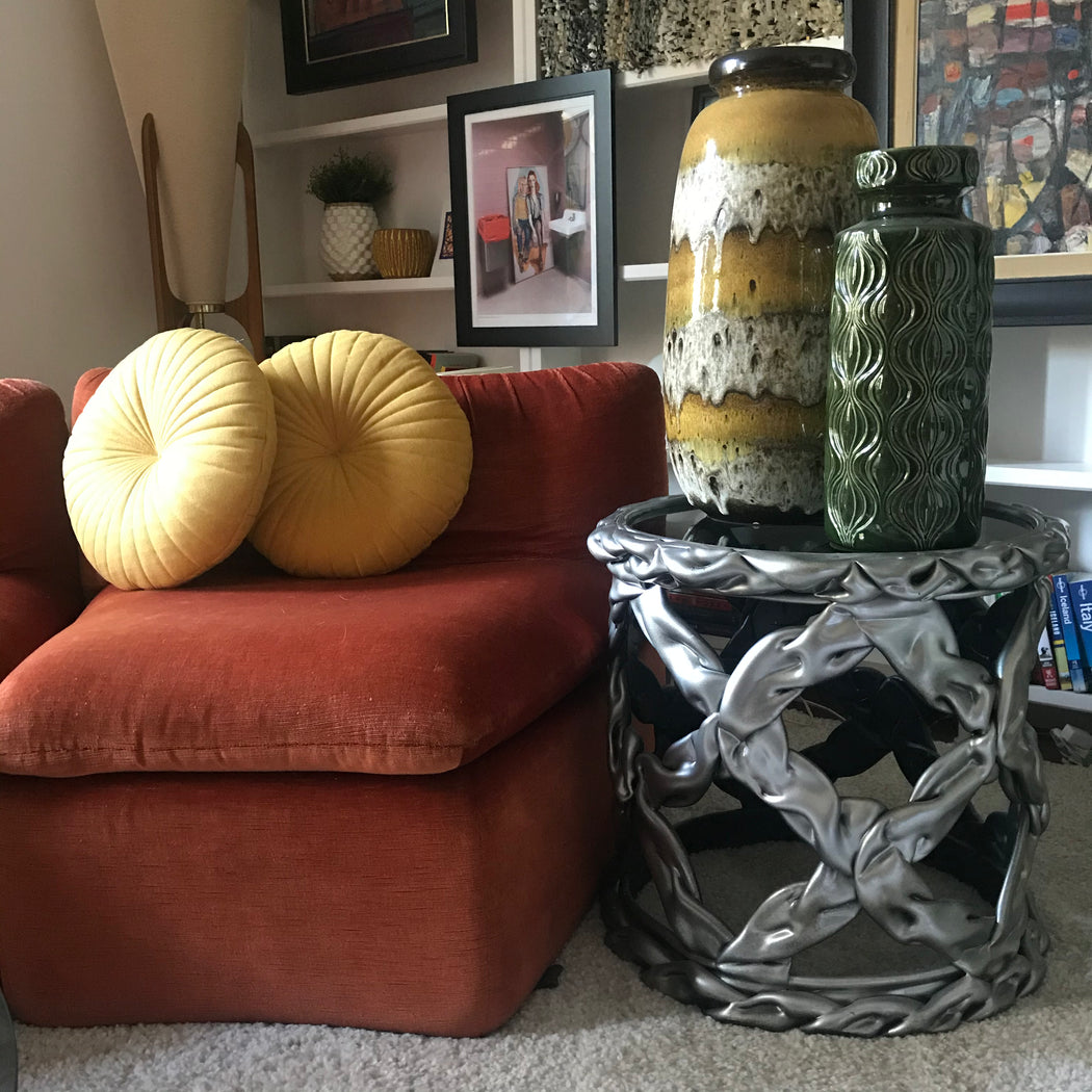 SOLD • 1970s Velvet Sectional