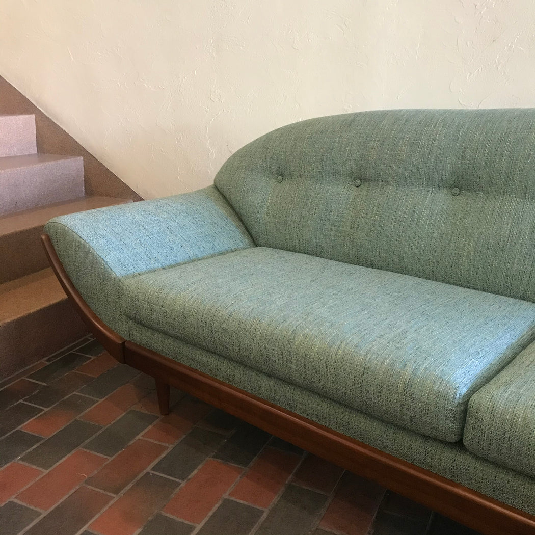 SOLD • Atomic Teal Sofa