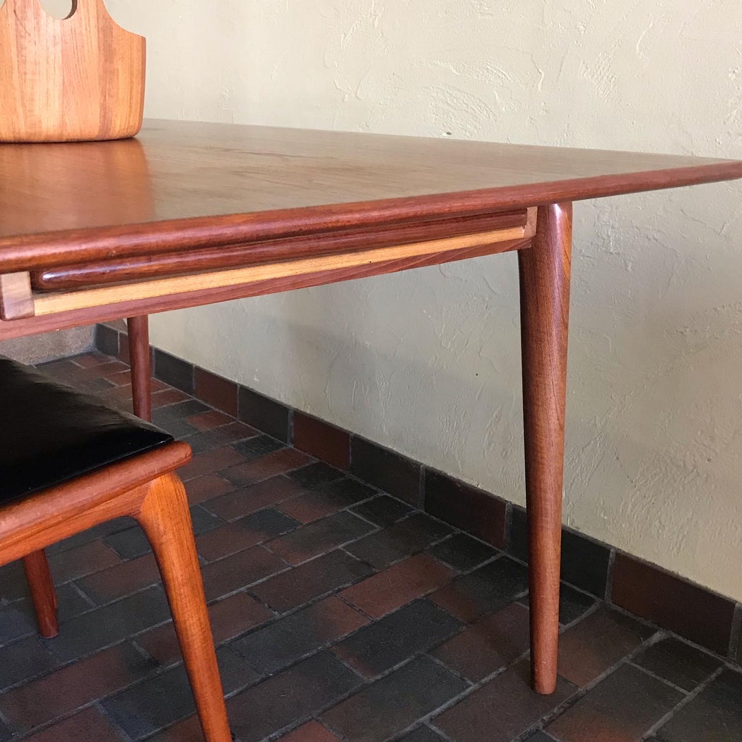 Alfred Christensen Teak Surfboard Dining Table