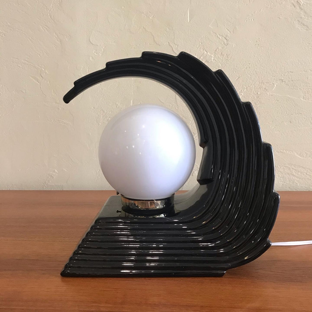80s Deco Wave Lamp