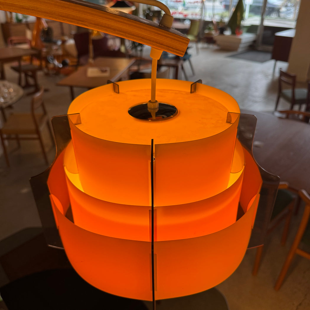 70s Bentwood Arc Lamp