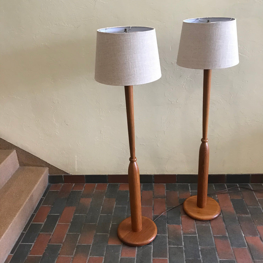 Teak Floor Lamp