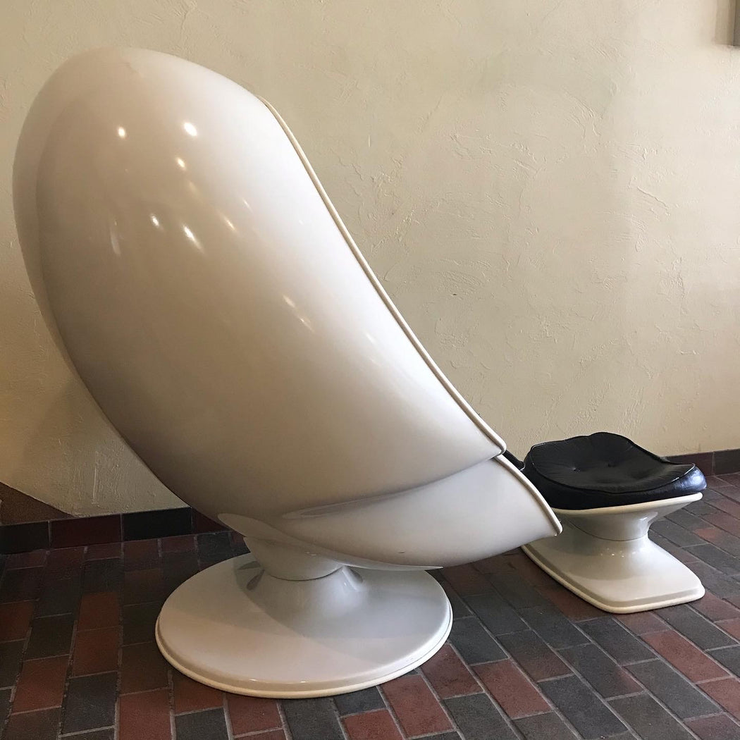 Lee West Egg Chair + Ottoman