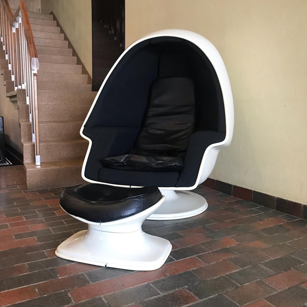 Lee West Egg Chair + Ottoman