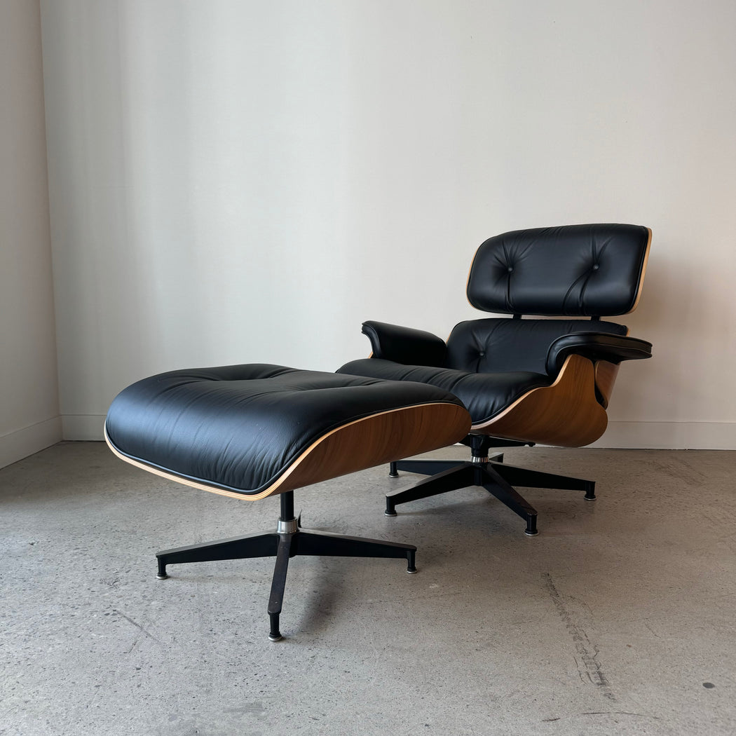 Authentic Eames Chair + Ottoman