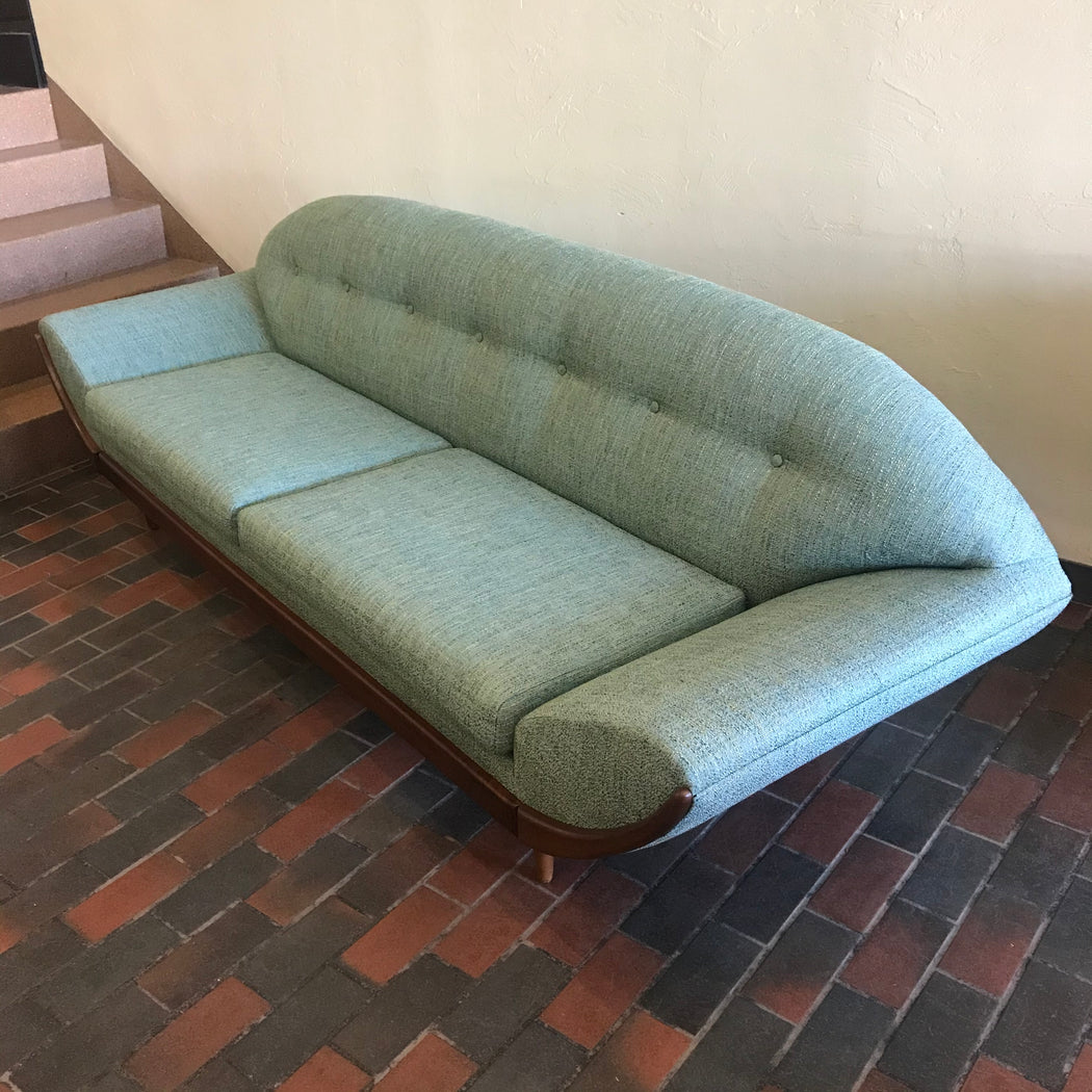 SOLD • Atomic Teal Sofa
